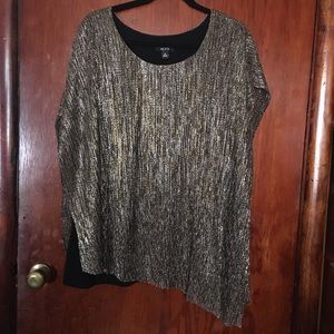 Gold Overlay Top